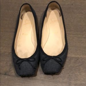 Christian louboutin authentic flats